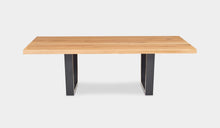 Load image into Gallery viewer, messmate indoor dining table with metal U shape legs