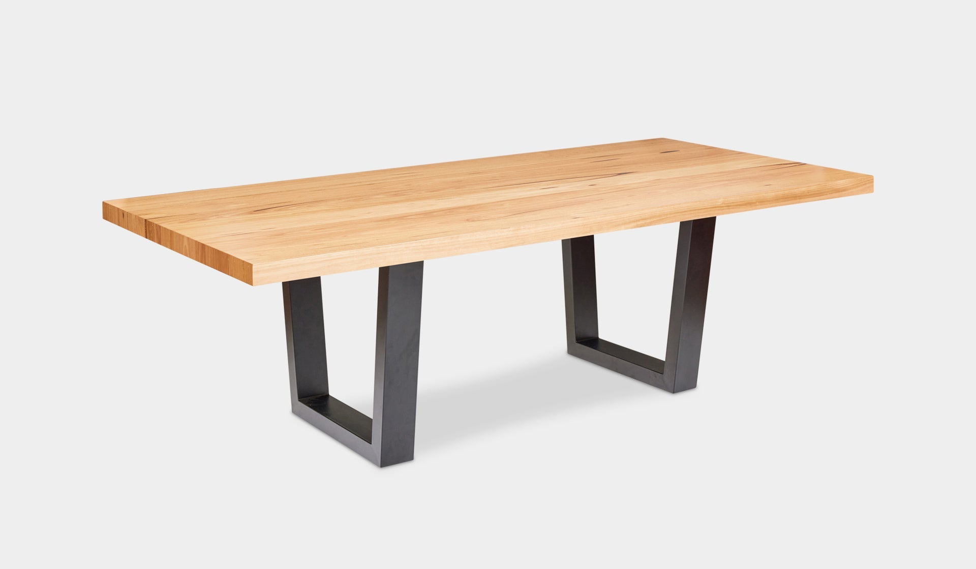 Arcadia Messmate Dining Table U Shape Metal Leg 240cm