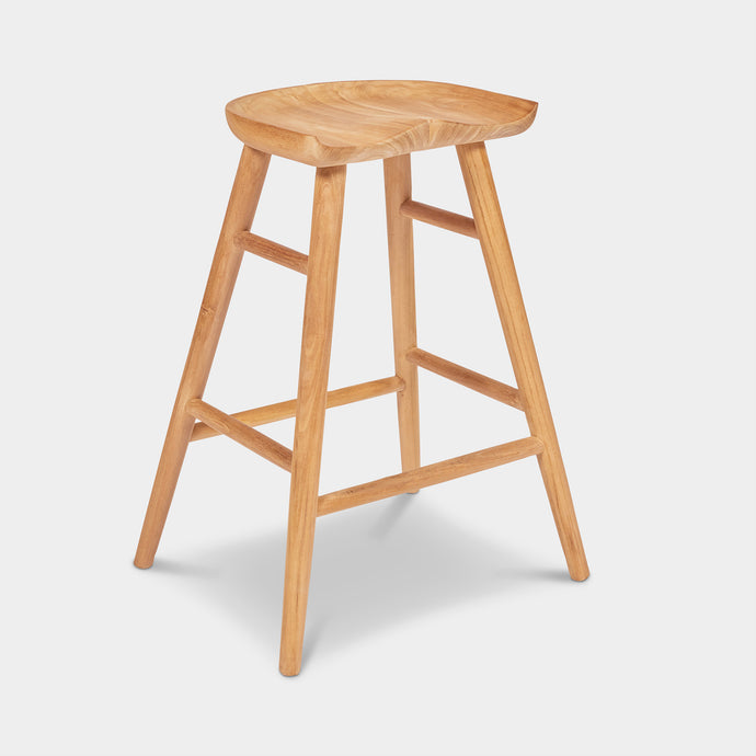 teak kitchen counter stool