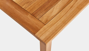 Square Bistro Teak Outdoor Dining Table 3