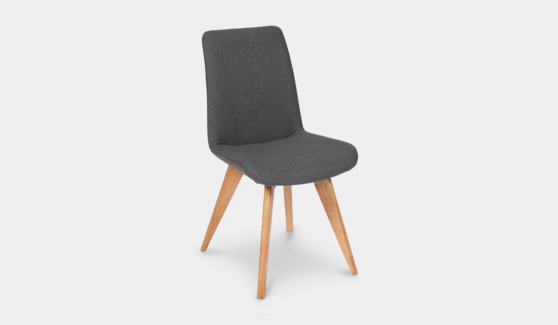 Dee Why fabric indoor dining chair charcoal