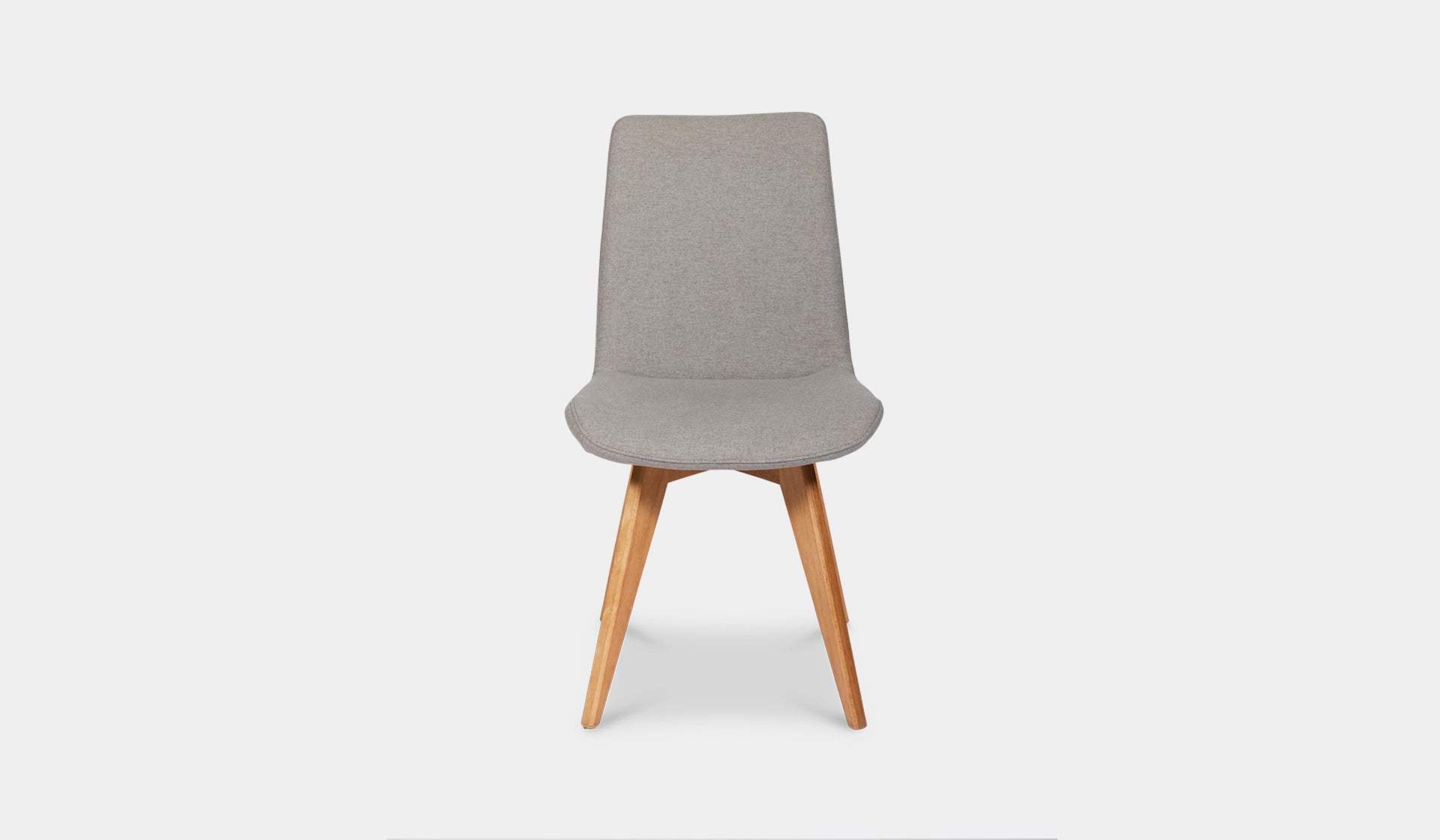 Dee Why fabric indoor dining chair grey