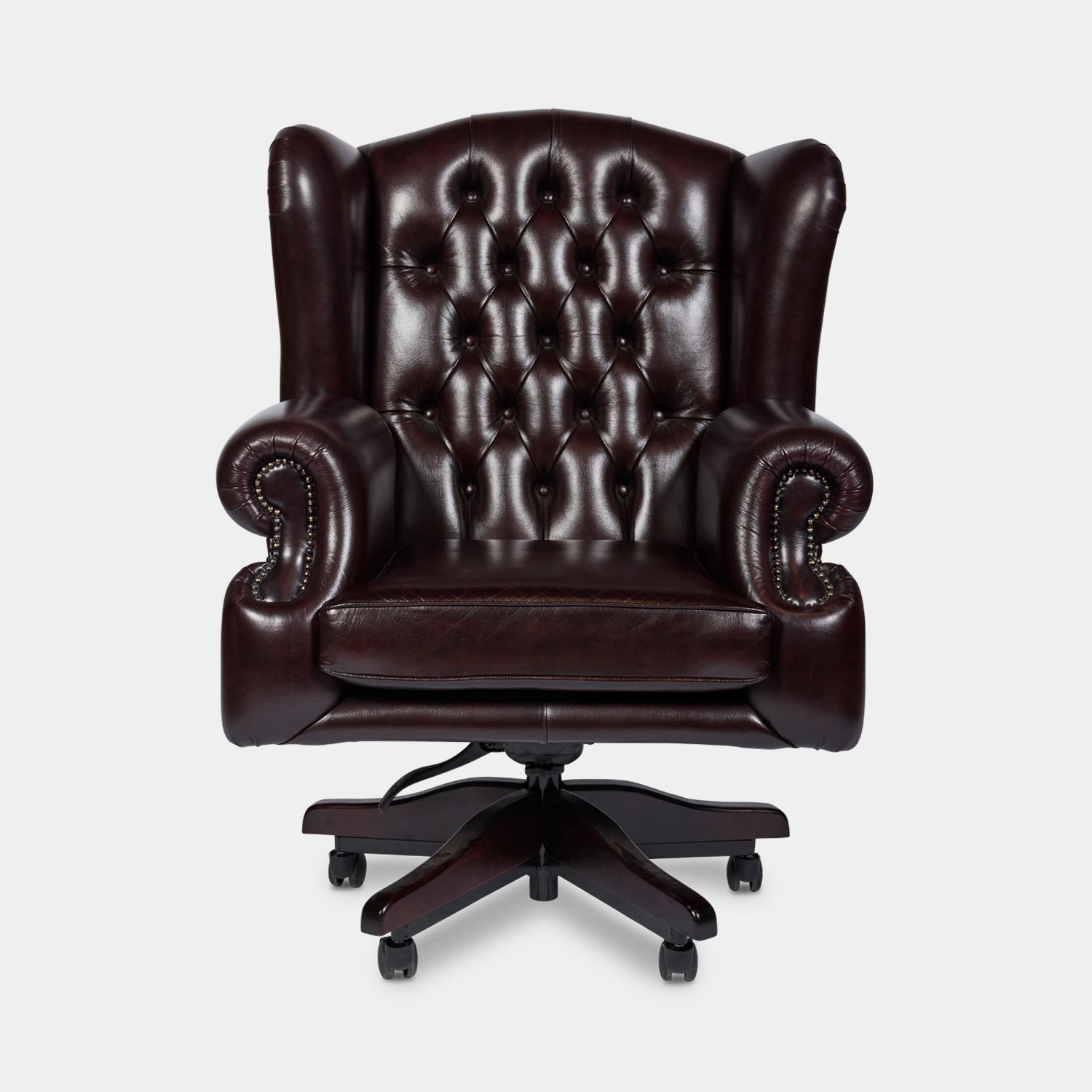 Director Chair Burgundy Tea Brown  1