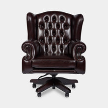 Load image into Gallery viewer, Director Chair Burgundy Tea Brown  1