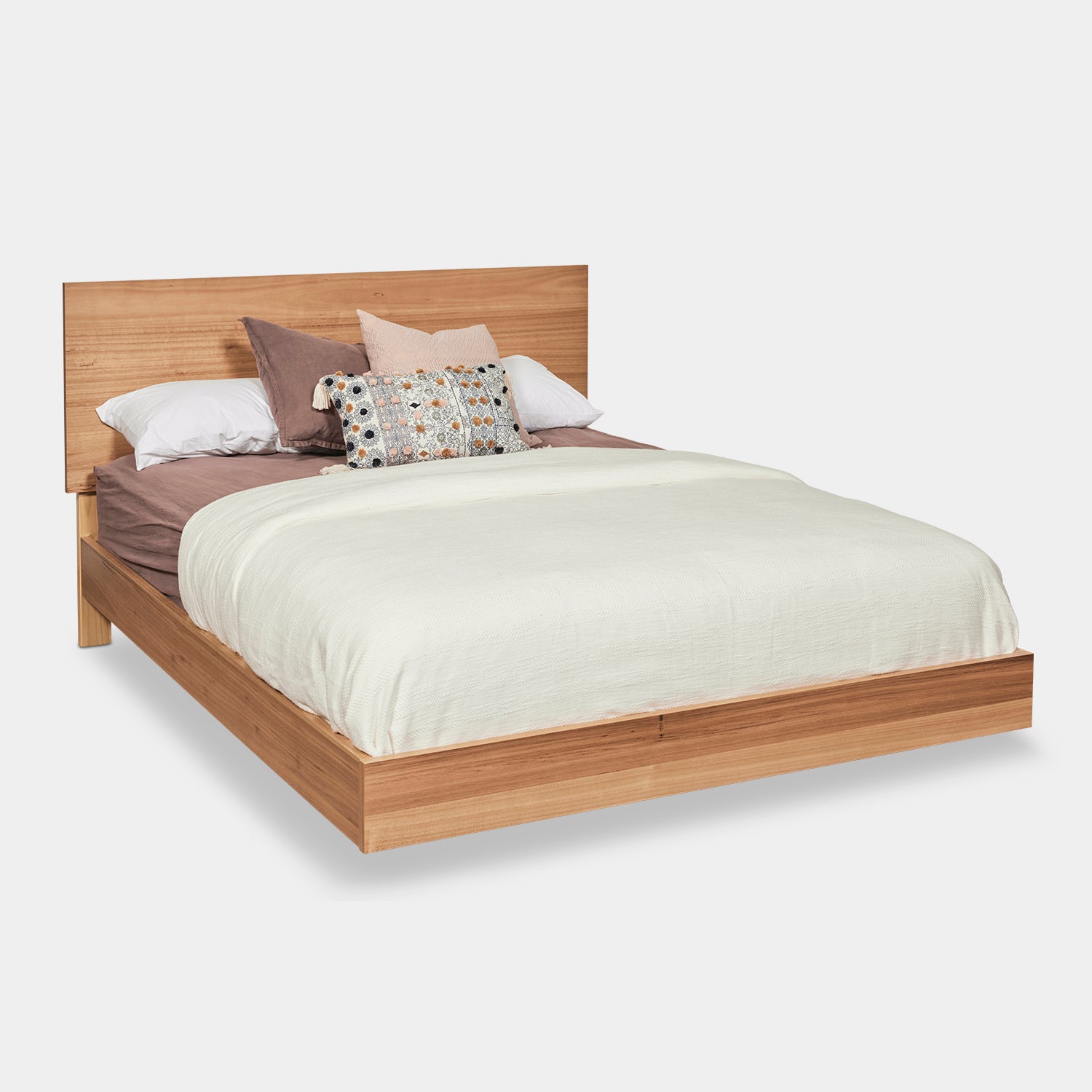 Blackbutt Queen floating bed