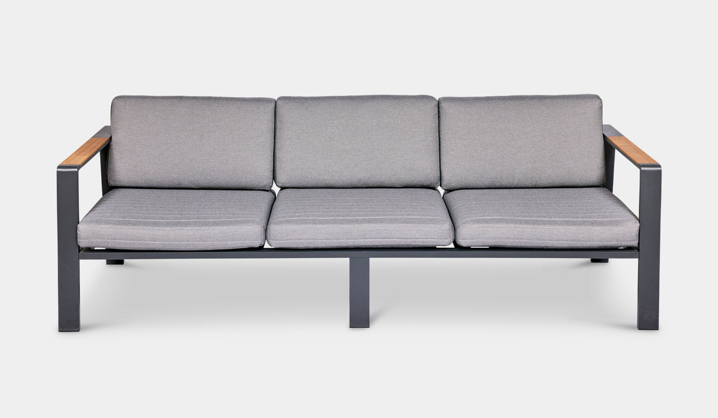 kai 3 seater charcoal