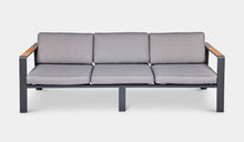 Load image into Gallery viewer, kai 3 seater charcoal