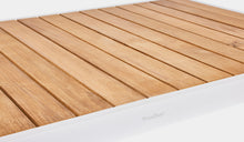 Load image into Gallery viewer, White Kai coffee table teak top 2