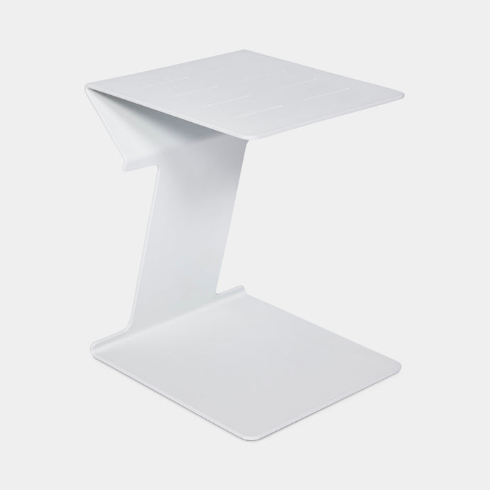 Kai Sun Lounger Side Table White 1