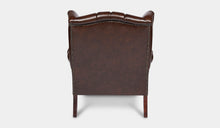 Load image into Gallery viewer, Leather-Chesterfield-Silvie-Wing-Chair-r4