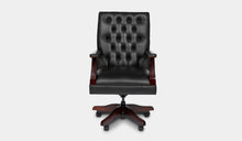 Load image into Gallery viewer, Quality leather office chair in Australian Leather