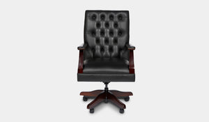 Quality leather office chair in Australian Leather