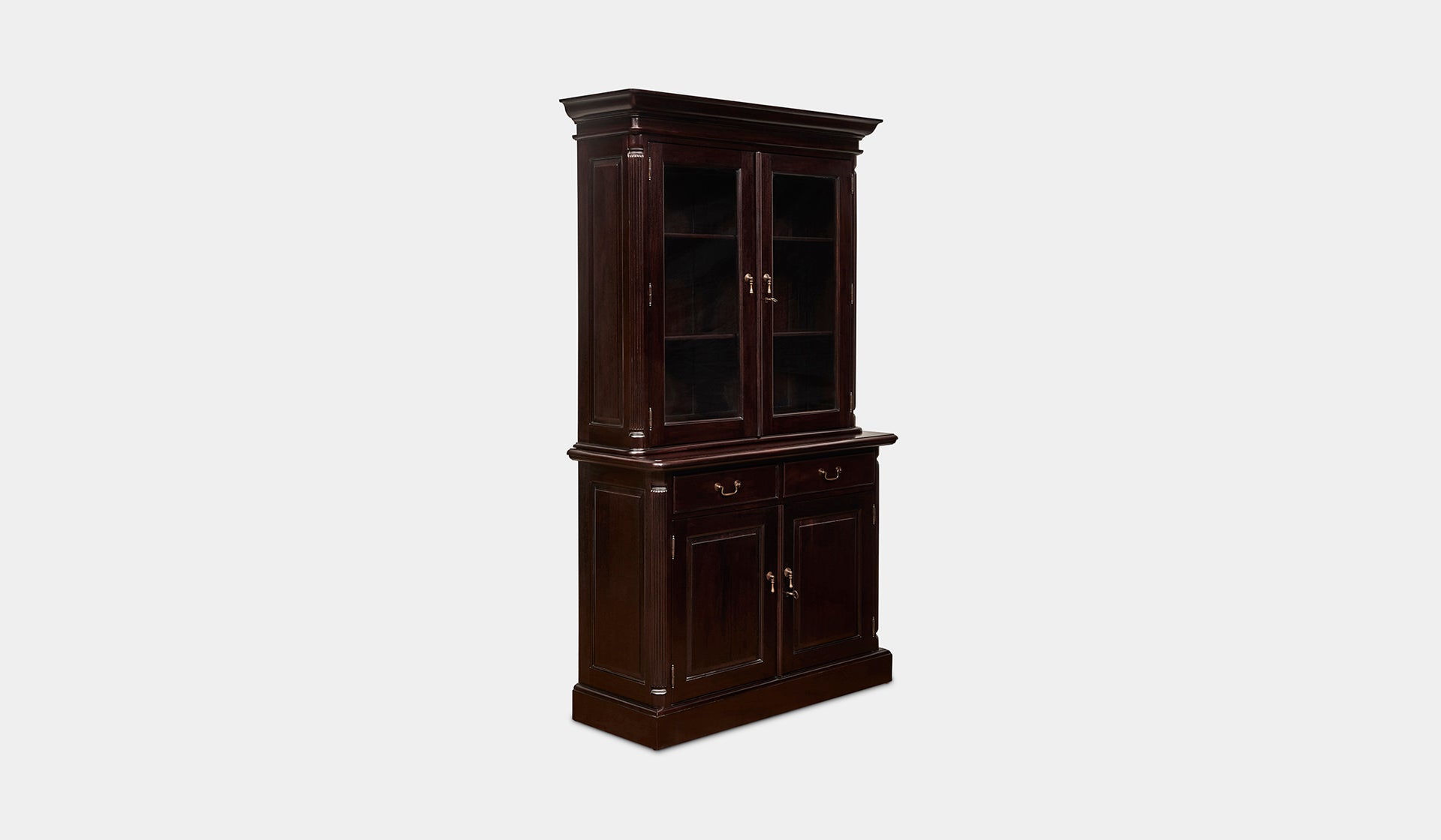 Mahogany-2-Door-Bookcase-Everingham-r4