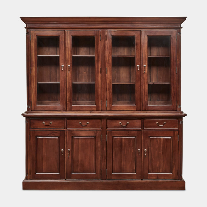 Mahogany bookcase 4 door