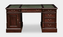 Load image into Gallery viewer, Mahogany-Desk-TeaBrown-Green-Leather-Everingham-160-r4