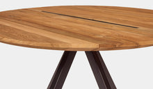 Load image into Gallery viewer, reclaimed teak round dining table