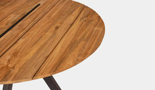 Load image into Gallery viewer, reclaimed teak outdoor dining table round dining table
