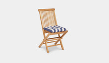 Load image into Gallery viewer, classic folding chair navy pad