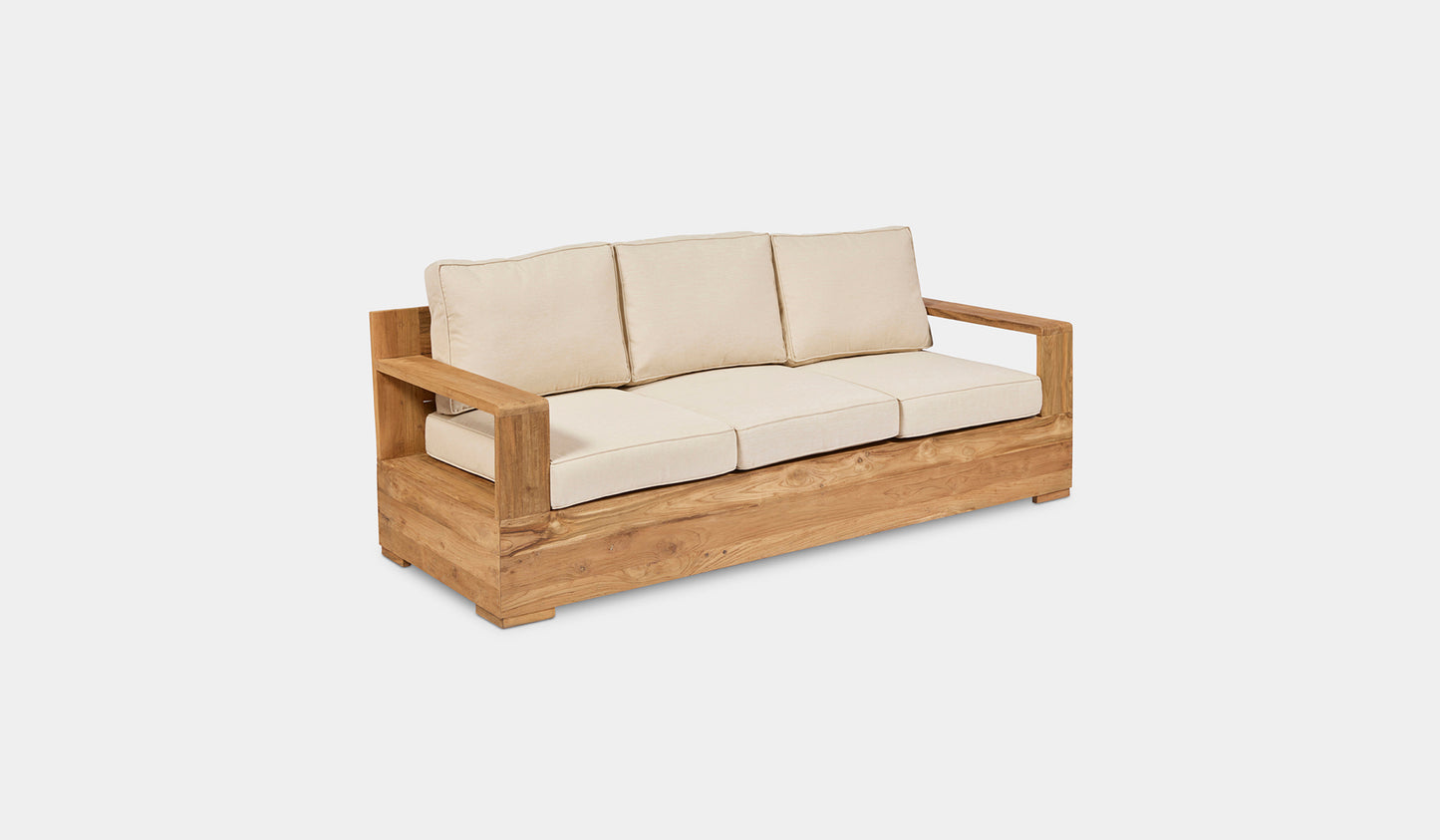 reclaimed teak sofa