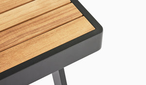 noosa dining table charcoal