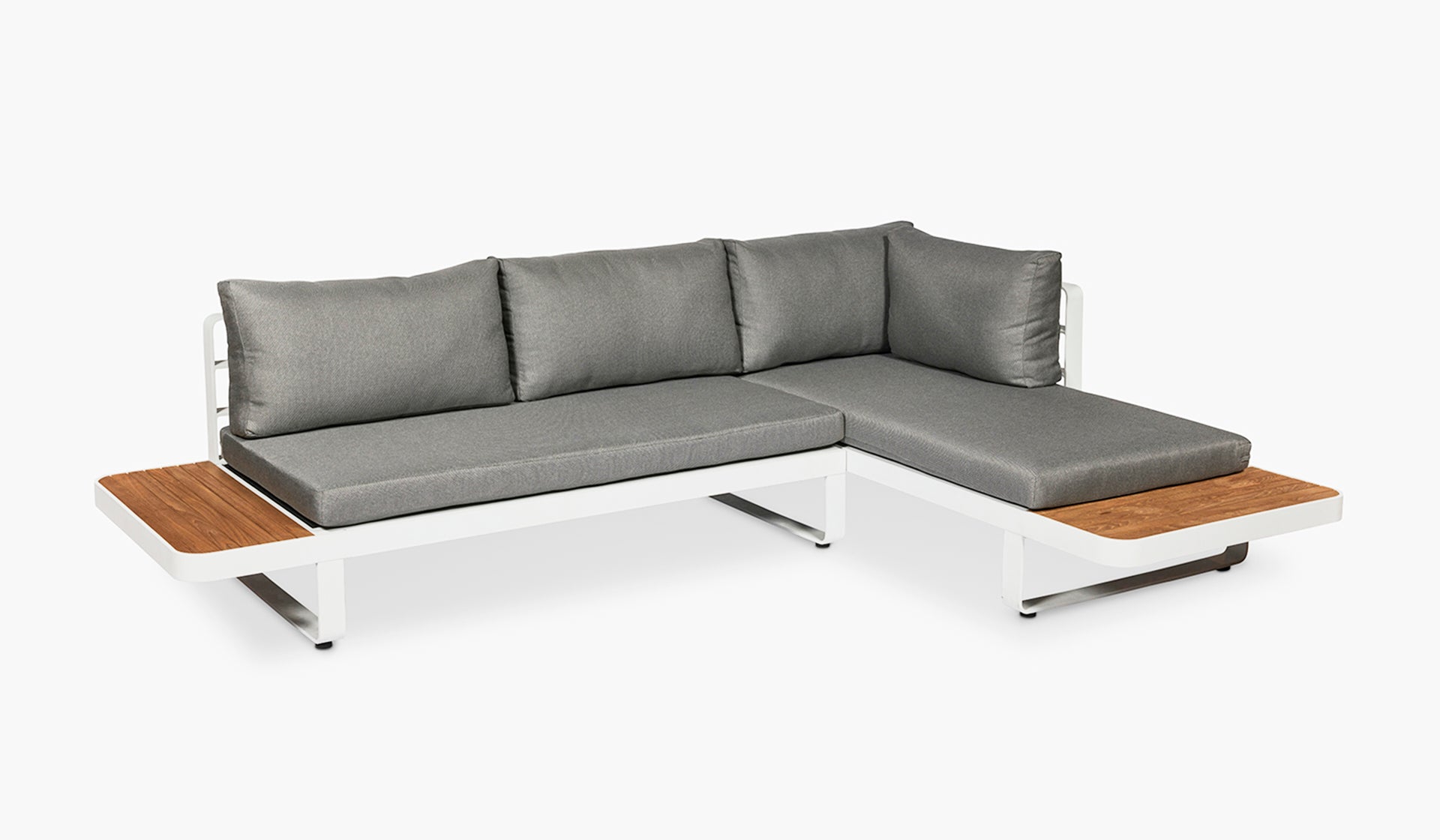 noosa corner sofa white