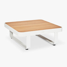 Load image into Gallery viewer, teak top white frame noosa coffee table