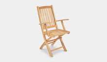 Load image into Gallery viewer, Outdoor-Teak-Dining-Chair-WithArms-Hawkesbury-r5
