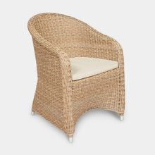 Load image into Gallery viewer, Outdoor-Wicker-Dining-Chair-KubuNatural-r1