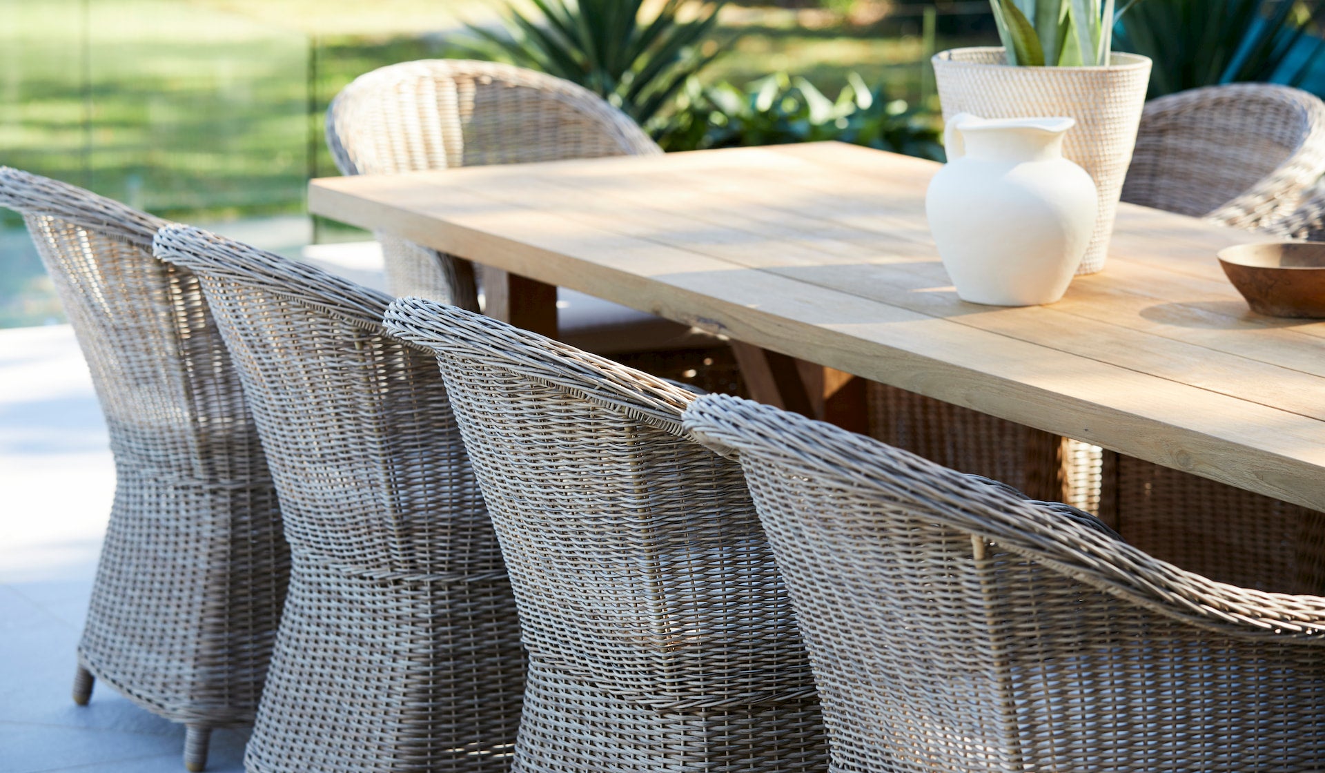 Rustic Teak Buy Quality Wicker Outdoor Furniture Online & In-Store – Woodbury Furniture