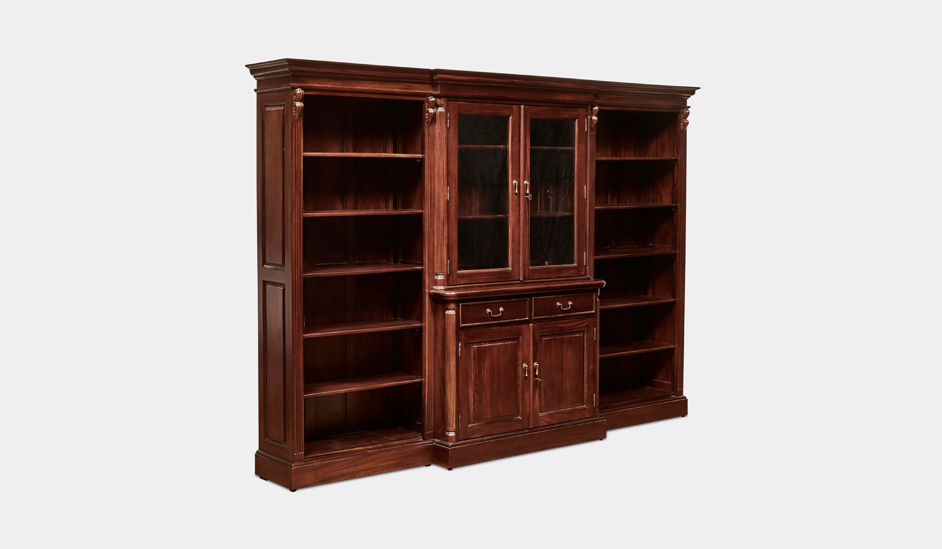 Solid-Mahogany-Bookcase-Everingham-3Piece-r3