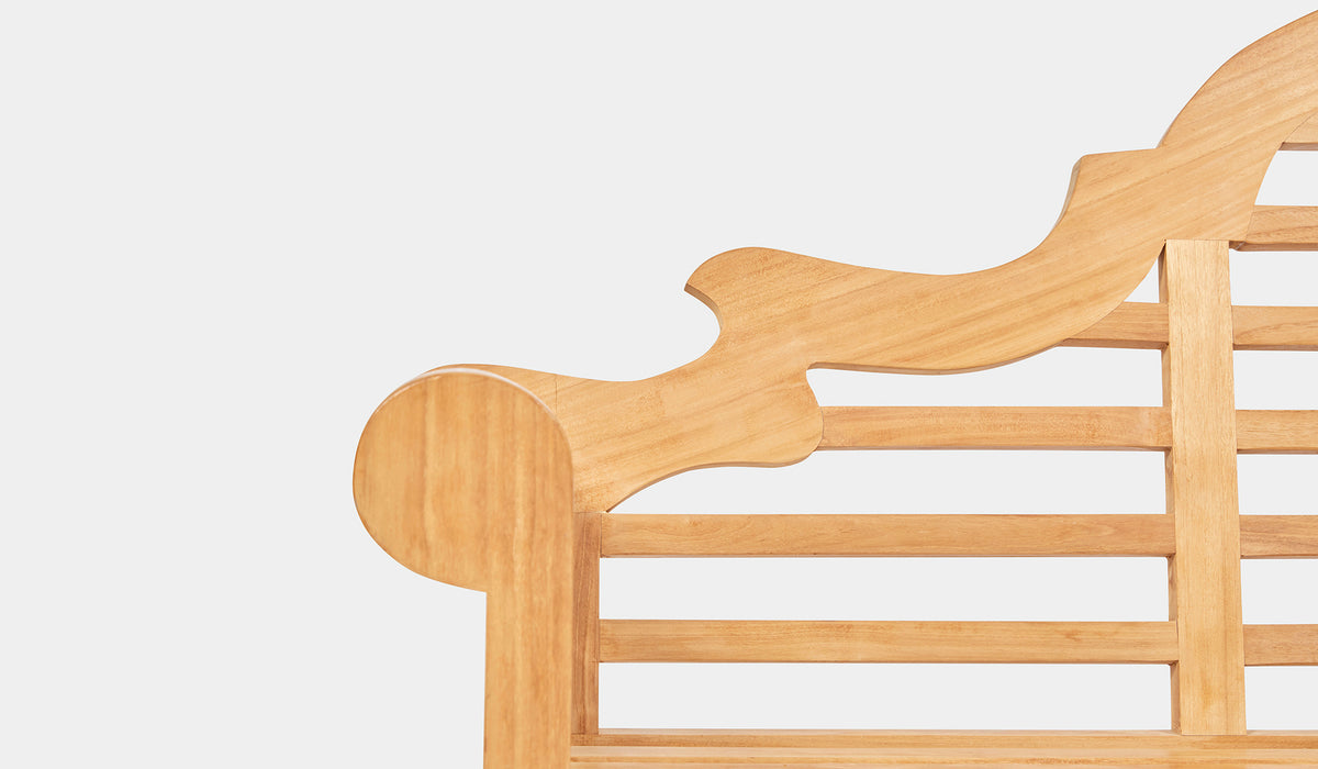 Teak Nottingham Bench 180cm – Woodbury Furniture