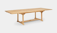 Load image into Gallery viewer, Teak-Double-Rectangle-Extending-Table-r5