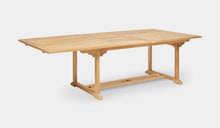 Load image into Gallery viewer, Teak-Double-Rectangle-Extending-Table-r7