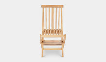 Load image into Gallery viewer, Teak-Outdoor-Dining-Chair-Classic-r10