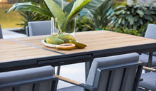 Load image into Gallery viewer, Teak-aluminium-outdoor-dining-Kai9pc-r5
