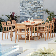 Load image into Gallery viewer, Teak-outdoor-dining-setting-Bakke-r1