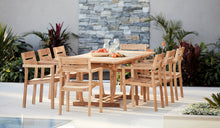 Load image into Gallery viewer, Teak-outdoor-dining-setting-Bakke-r2