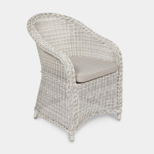 Load image into Gallery viewer, Wicker-Outdoor-Dining-Chair-Hampton-white-r1