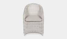 Load image into Gallery viewer, Wicker-Outdoor-Dining-Chair-Hampton-white-r4