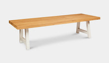 Load image into Gallery viewer, large-teak-table-crosstie-rockdale-r11