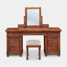 Load image into Gallery viewer, mahogany-dresser-mirror-stool-chelmsford-r1