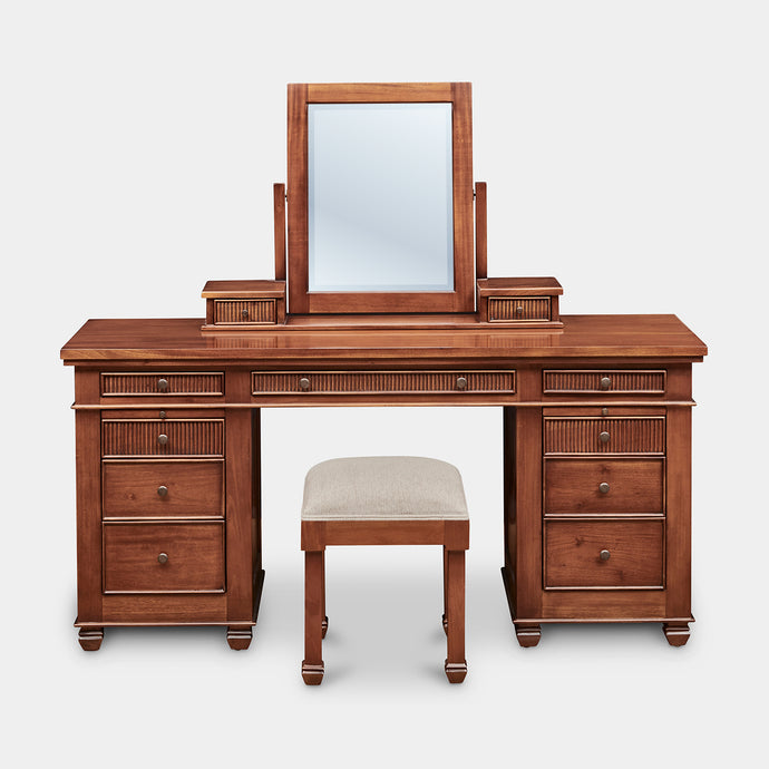 mahogany-dresser-mirror-stool-chelmsford-r1