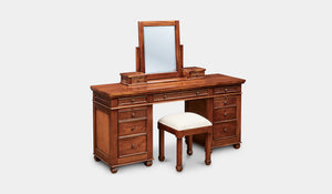 mahogany-dresser-mirror-stool-chelmsford-r4