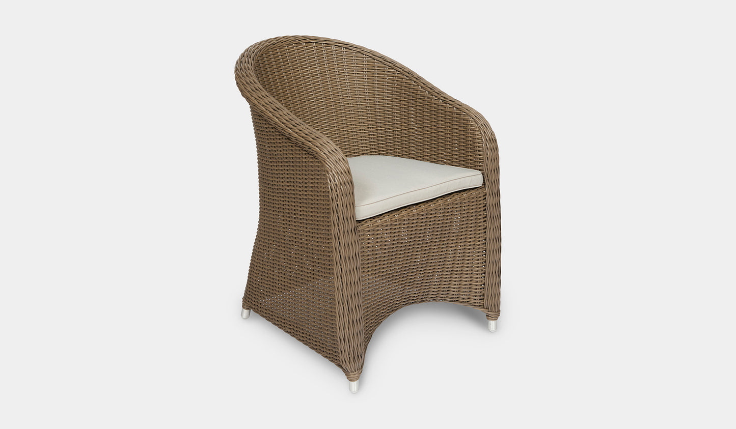 wicker outdoor tub chair