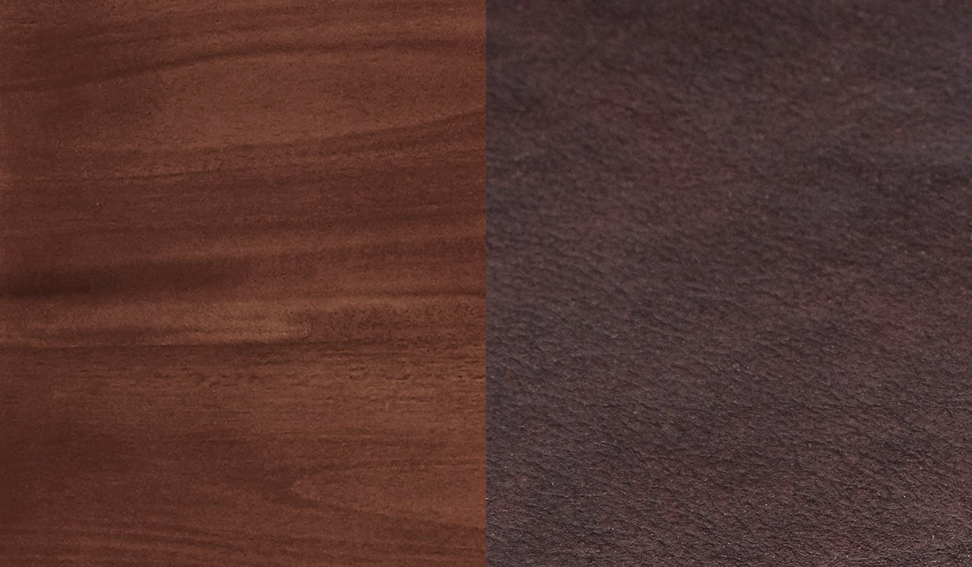 LTB mahogany colour sample burgendy leather