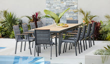 Load image into Gallery viewer, teak-aluminium-outdoor-dining-mackay-340-r3