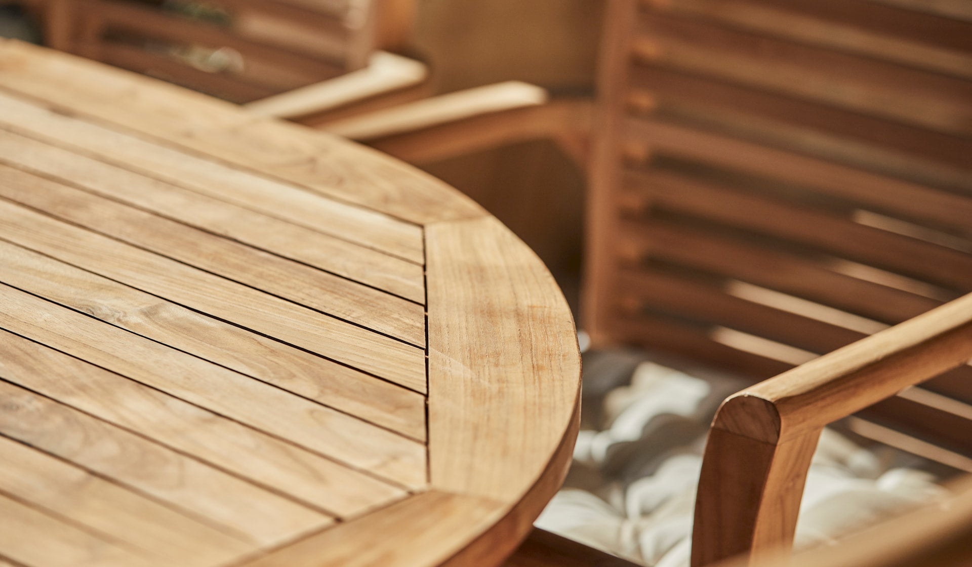 teak oval outdoor extension table 2